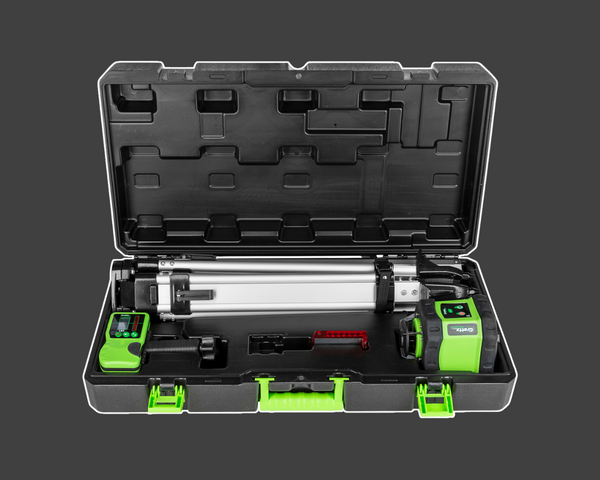 G60 Red Beam Rotary Laser Kit inc Tripod, Staff and Receiver