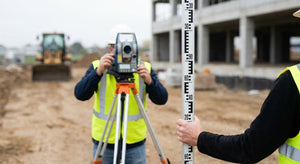 Levelling staff for civil engineering surveys
