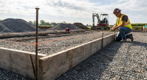 Stringline for concrete formwork and slab edges