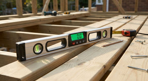 Digital spirit level for decking