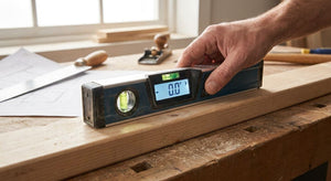 How to read a digital spirit level display