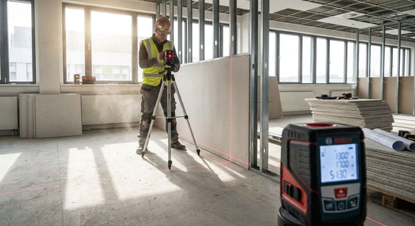 Laser level for office fit-outs