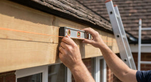 Stringline for setting guttering falls