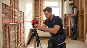 Laser level for plumbers and heating engineers