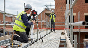How to use a laser level for scaffolding setup
