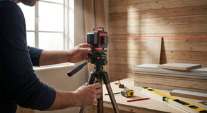 How to set up a self levelling laser
