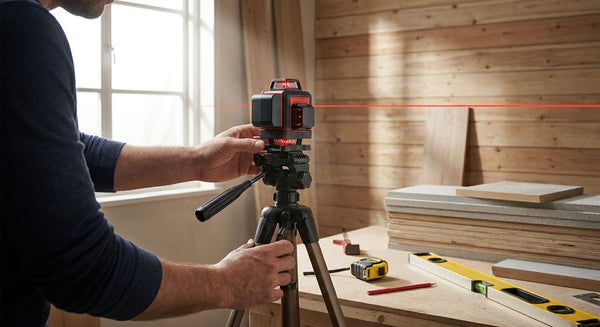 How to set up a self levelling laser