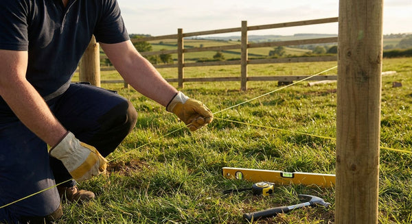 How to set out fence lines with a stringline