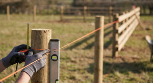 Stringline for fencing and post alignment