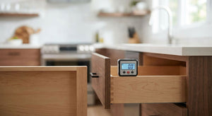 Digital spirit level for kitchen cabinetry