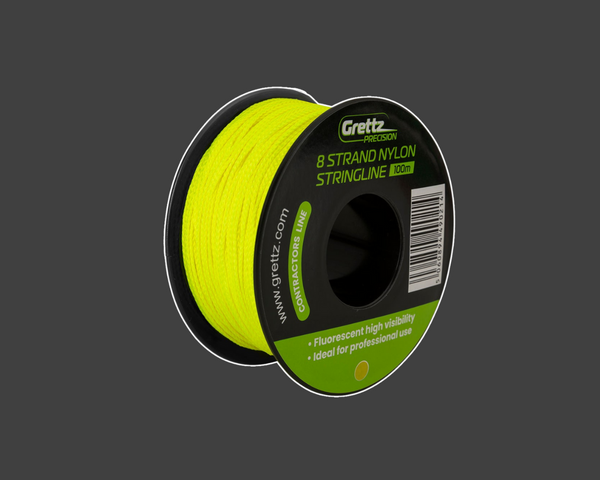 100m 8 Braid Yellow Stringline