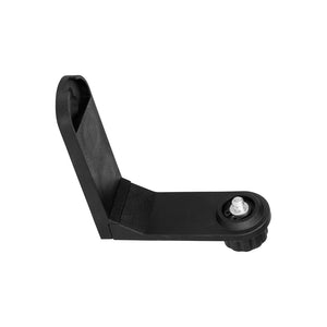 L-shaped magnetic mounting bracket with thumb screw, included with the Grettz G2D laser kit for wall or rod mounting