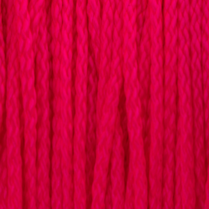 Close-up of Grettz 8-braid pink stringline texture showing the heavy-duty woven construction and tight braid pattern