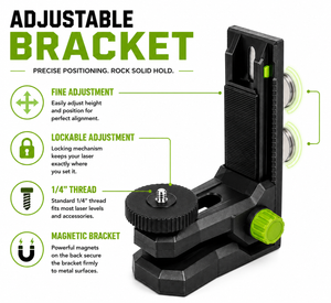 Grettz G4D 4D Multi-Line Green Beam Laser Level