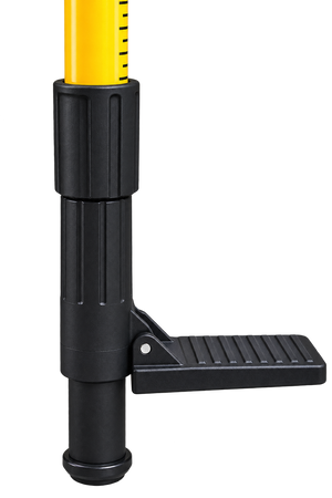 Close-up of a single Grettz G-GTP tripod foot