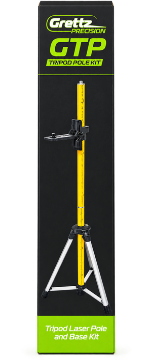 Grettz G-GTP tripod and pole set retail packaging
