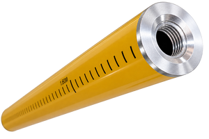Close-up of a Grettz G-GTP telescopic pole section