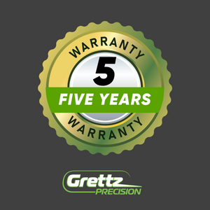 Grettz 2 year warranty extension badge, extending tool cover to 5 years total