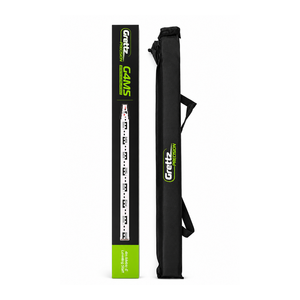 Grettz G4MS 4m levelling staff with retail box and black padded carry bag