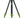 Grettz aluminium surveyor tripod with high-vis green feet, included with the G70 rotary laser kit