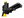 Grettz G-GTP laser mounting bracket fitted to the telescopic pole — angled view