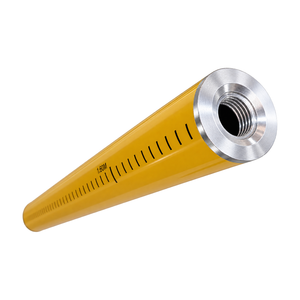 Grettz G-GTP pole section with threaded aluminium connector — detail view